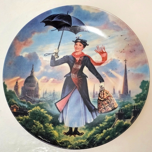 Walt Disney Mary Poppins 1989 Decorative Plate #13847A - Picture 4 of 8